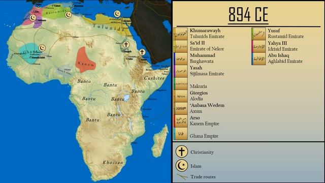The History Of Africa: Part 1 [every Year] (3250 BCE-1800 CE)