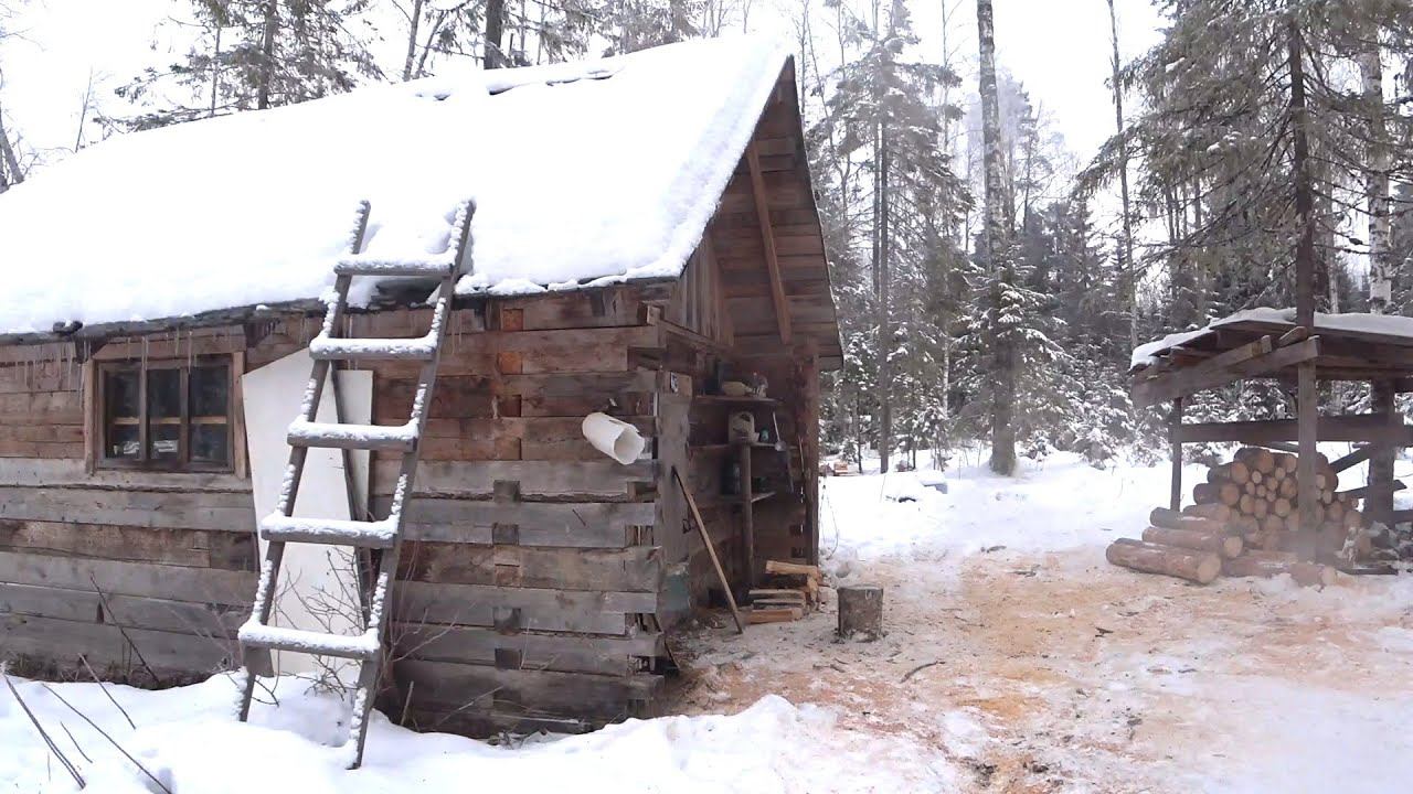 Шикарный дом по среди глухого ЛЕСА Сбор чаги и новые идеи смотреть онлайн