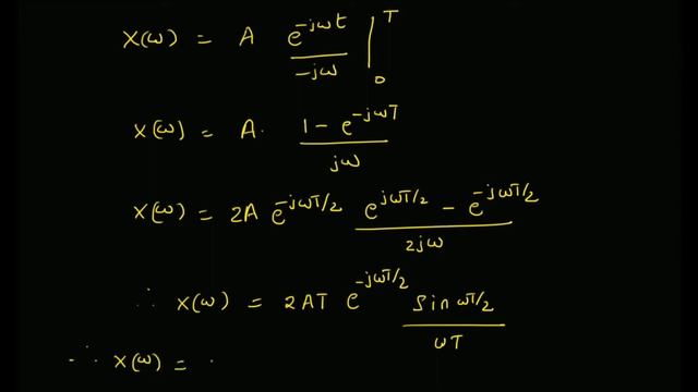 Fourier Transform of a rectangular pulse смотреть онлайн