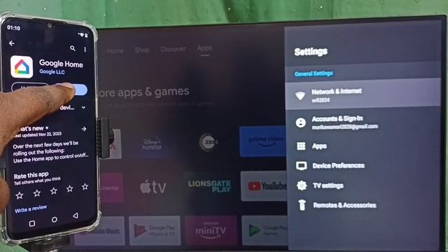 TOSHIBA Android TV : How to do Screen Mirroring using Google Home App смотреть онлайн