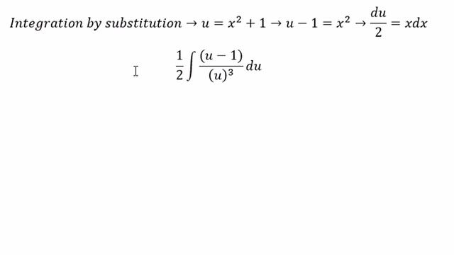 Calculus Help: Integral of x^3/(x^2+1)^3 dx - Integration by substitution смотреть онлайн