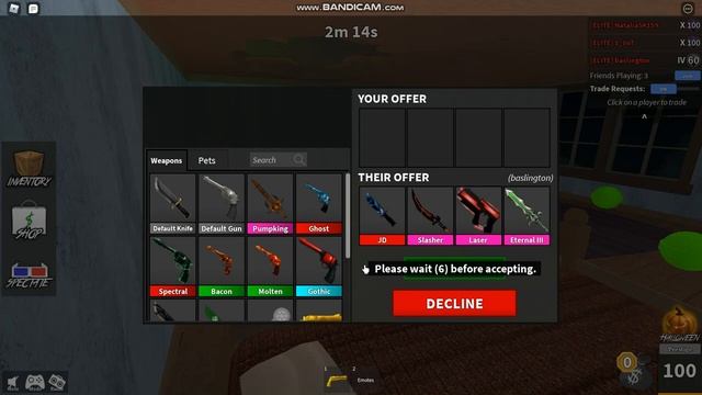 Trust Trading With PyxlBas (JD, Slasher Set, And E3) His Proof #6