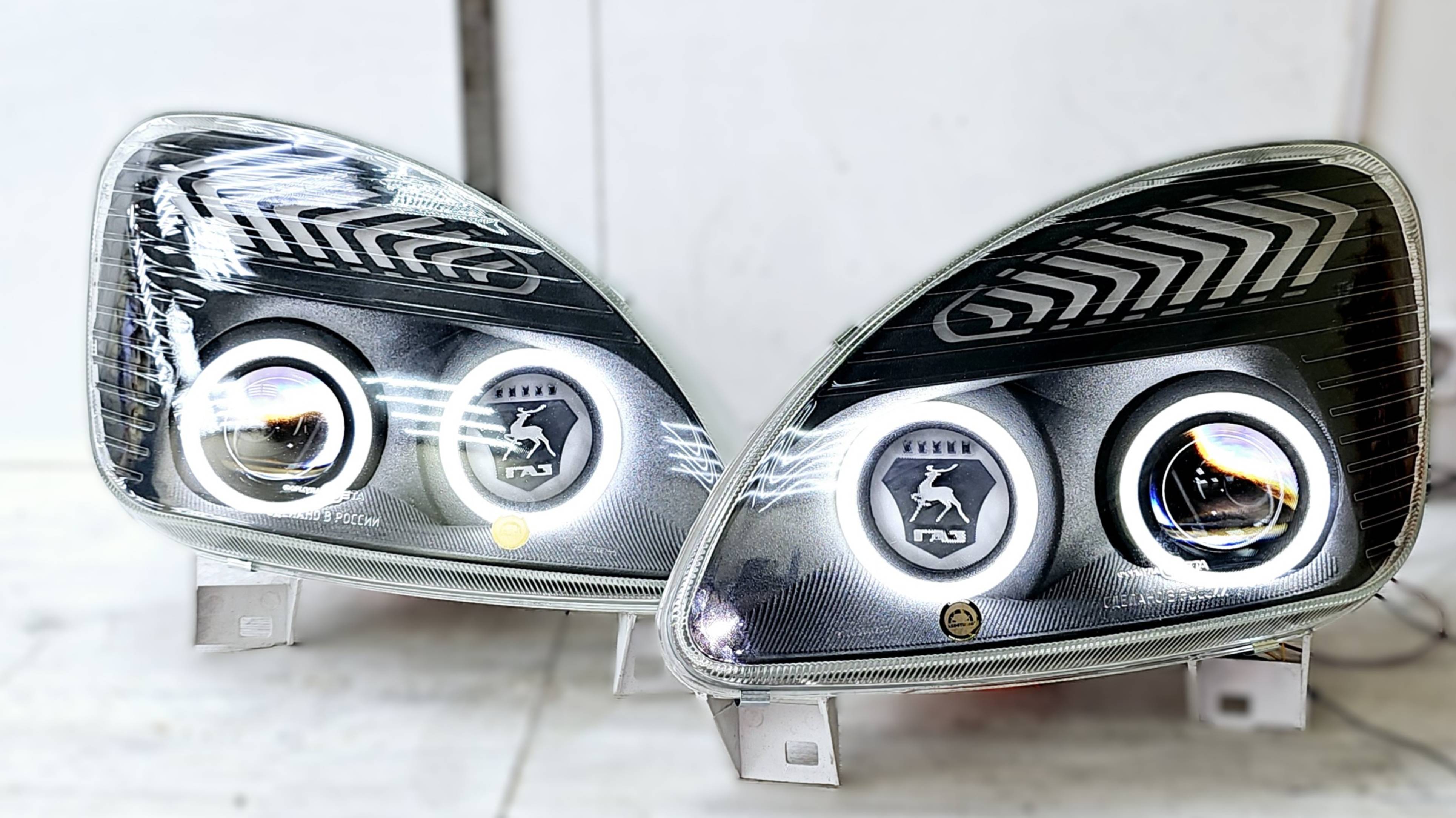 Газель светодиодные тюнинг фары. Кастом проект от Ledstudio смотреть онлайн