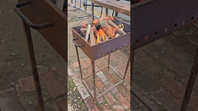 Мясо на костре