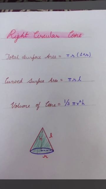Formulae Catalog | Surface Area and Volume | смотреть онлайн