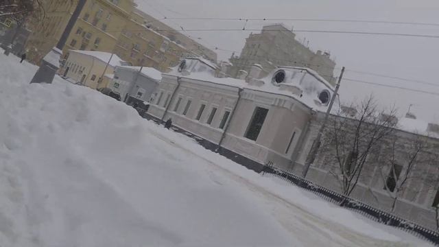 #Погода_Москве . 19.12.2022. район Замоскворечье. #Сугробы смотреть онлайн
