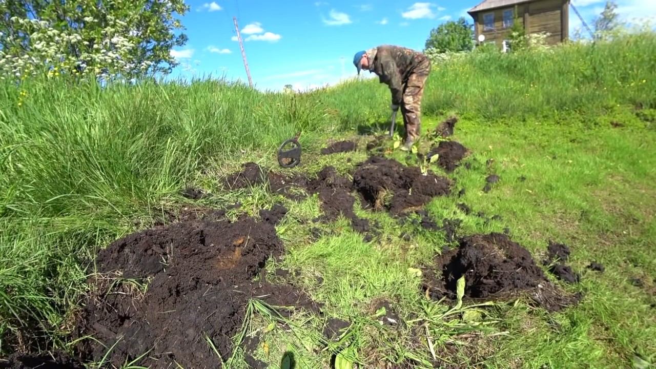 Достаю прошлогодние находки. "Рыбалка" на поисковый магнит. смотреть онлайн