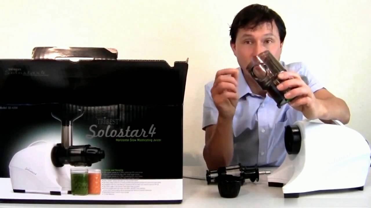 Обзор шнековой горизонтальной соковыжималки Tribest Solostar 4 смотреть онлайн