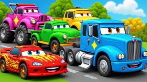 Мультики для малышей смотреть онлайн. Тачки Маквина и его друзей. Мультики для детей про машинки