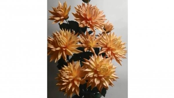 Светильник из изолона.Георгин светильник из изолона.Светильник своими руками. Цветы из изолона.Декор