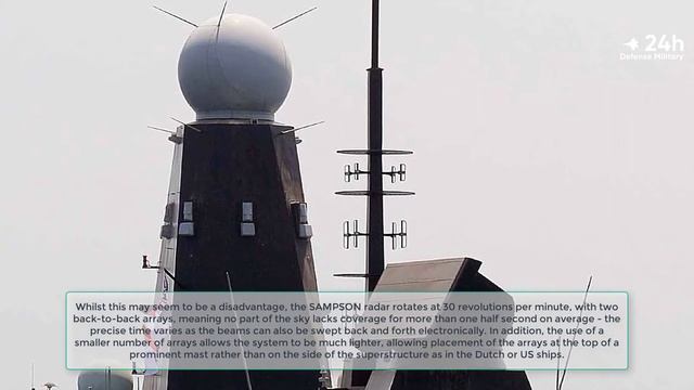SAMPSON multi-function air tracking radar (Type 1045) | Type 45 Destroyer смотреть онлайн