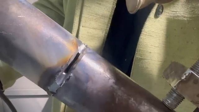 Сварка трубы 57*6#Аттестация накс#сварка электродом LB52U# смотреть онлайн