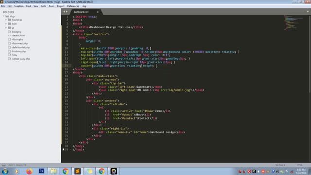 How to design simple dashboard home in html& css - Malayalam смотреть онлайн
