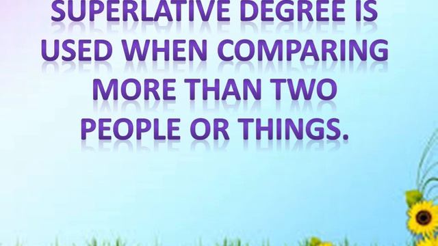 Degrees of comparison, Class -5, English Grammar смотреть онлайн