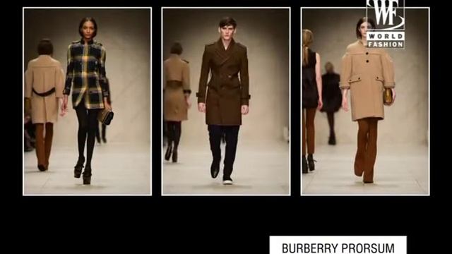 burberry prorsum autumn winter 11 12 look book смотреть онлайн