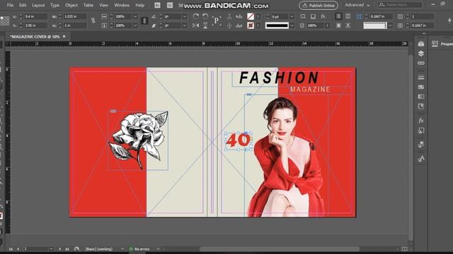 HOW TO CREATE MAGAZINE COVER? | INDESIGN | MAGAZINE COVER | IN TAMIL | смотреть онлайн