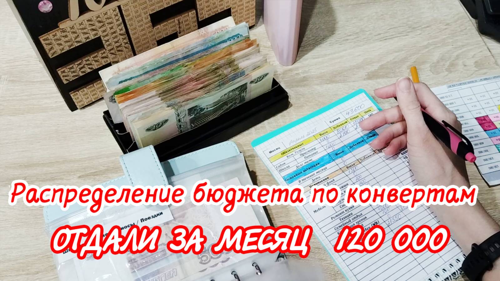 🙌Распределяю зарплату по конвертам / Метод денежных конвертов /Апрель 2025