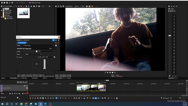 How To AI Upscale Small Videos In VEGAS Pro 21