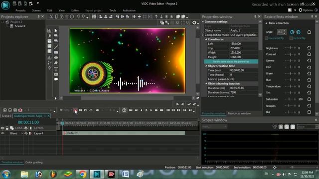 How to create a circle audio spectrum in vsdc video editing смотреть онлайн