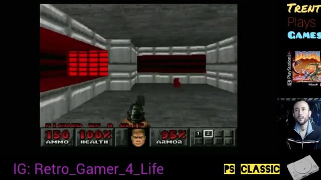 Retrogaming! Doom for PlayStation 1 (on the PS Classic) True Blue Mini смотреть онлайн