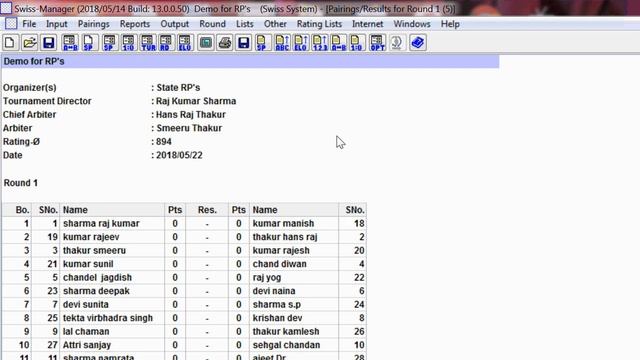 HOW TO OPERATE SWISS MANAGER CHESS SOFTWARE смотреть онлайн