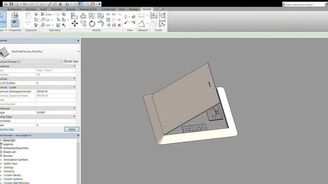 FloorBox Revit Family смотреть онлайн