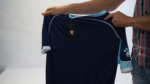 Арт.: 78415-250. Футболка Kelme T-SHIRT CARTAGO сине-голубая 😱 смотреть онлайн