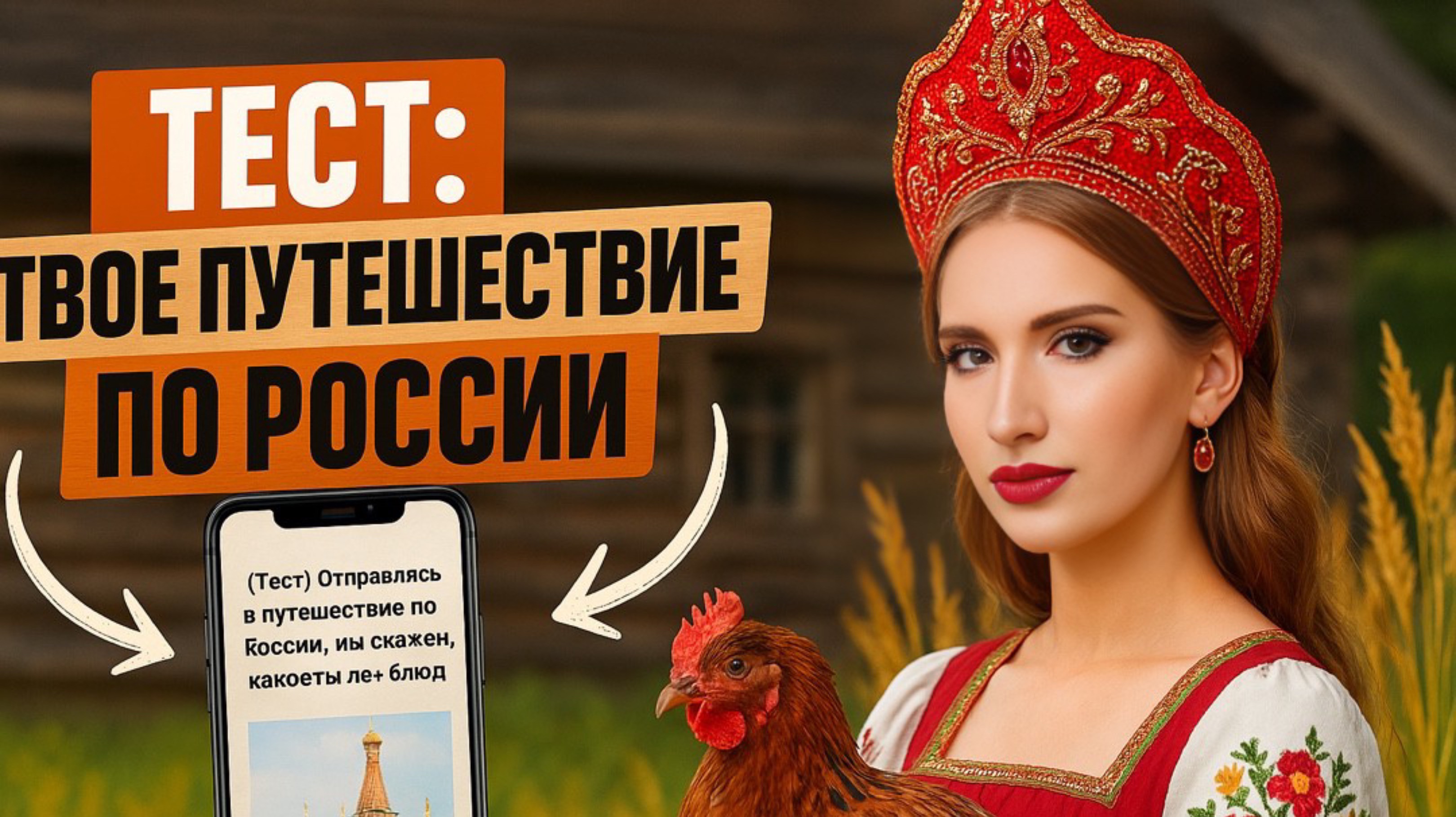 Тест: Путешествие По России смотреть онлайн