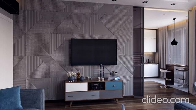 Wall decoration with TV * Оформление стены с телевизором смотреть онлайн