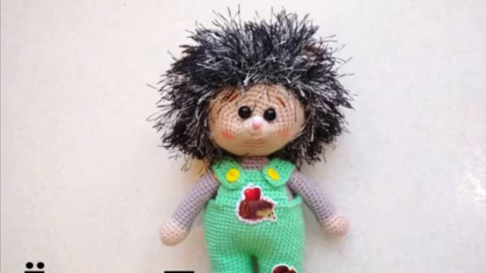 Игрушка амигуруми. Ежик Пшик крючком (Сrochet Hedgehog). смотреть онлайн
