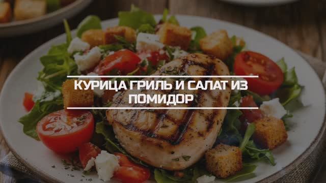 Готовим куриные бедрышки гриль и салат из томатов черри. смотреть онлайн