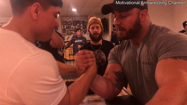 JOHN BRZENK ARMWRESTLING PRACTICE