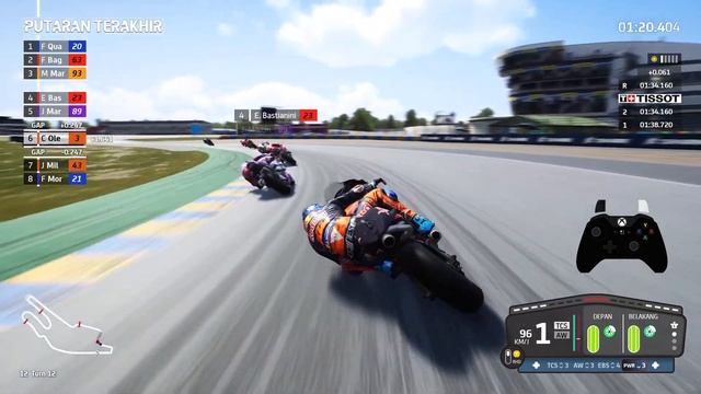 Menambah AI difficult hard 3lap gagal podium LE MANS circuit | KTM RedBull Team смотреть онлайн