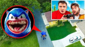 Мой Дрон Снял Злого Шин Соника в реальной жизни!