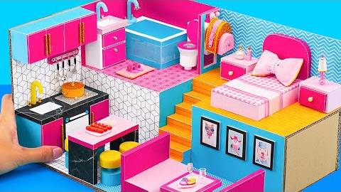 Милый домик для кукол своими руками смотреть онлайн