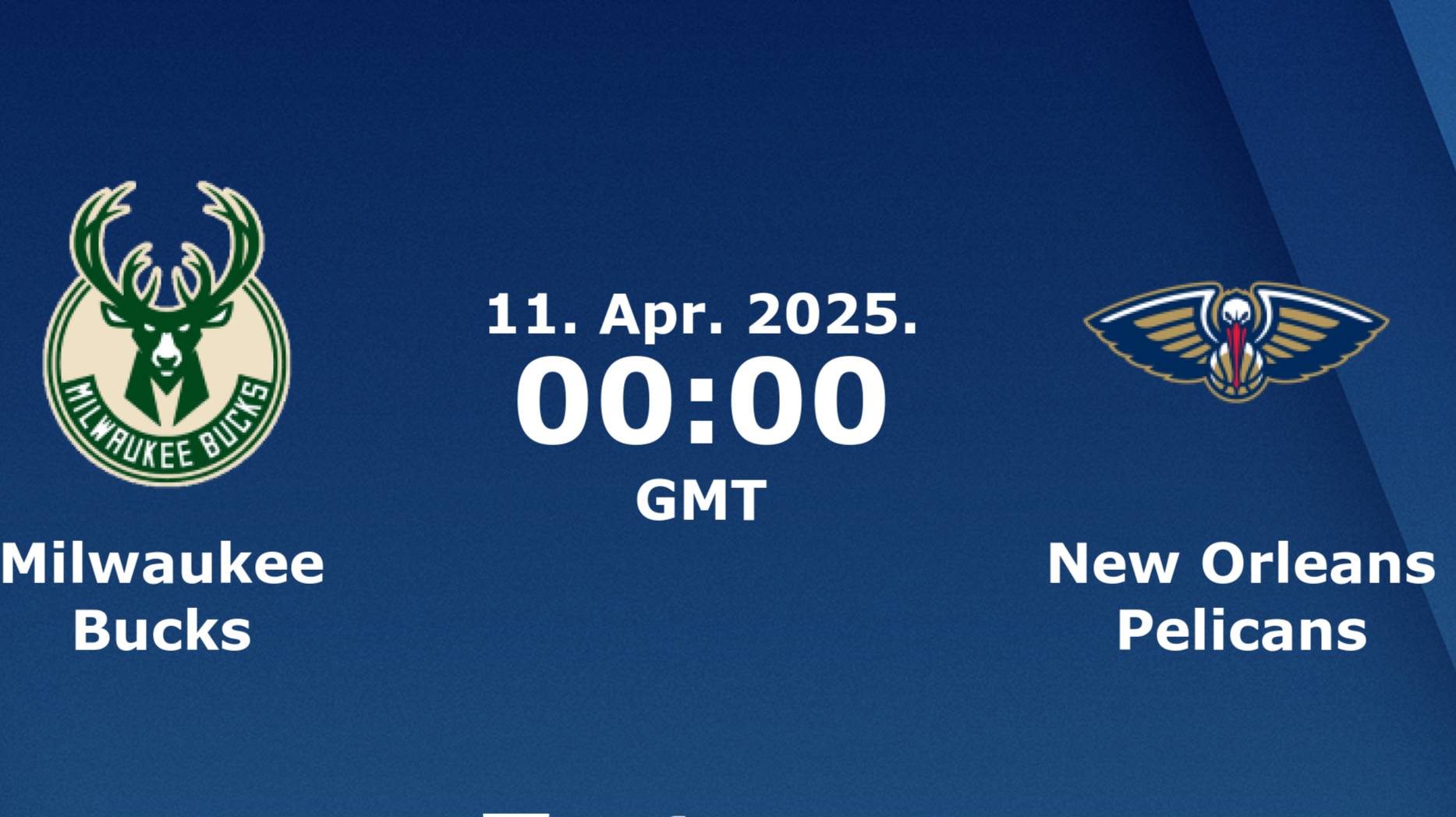 10.04.2025 | Милуоки Бакс — Нью-Орлеан Пеликанс | Bucks — Pelicans