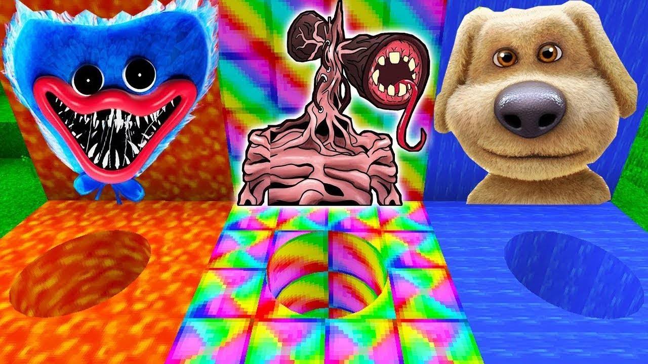 ВЫБЕРИ СТРАННУЮ КРУГЛУЮ ЯМУ ГОВОРЯЩИЙ БЕН ХАГГИ ВАГГИ СИРЕНОГОЛОВЫЙ SCP В МАЙНКРАФТ ТРОЛЛИНГ смотреть онлайн