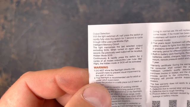 Acebeam RIDER RX AA/14500 EDC Flashlight with up to 650 Lumen Review And Outdoor Beamshots смотреть онлайн