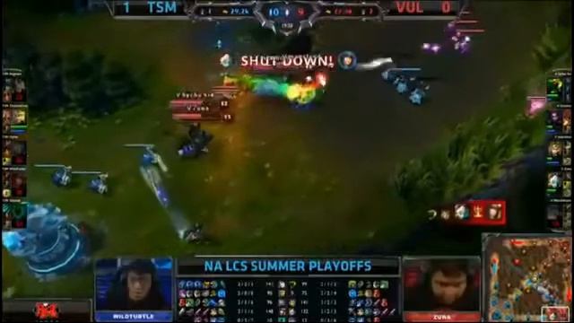 TSM Wildturtle Caitlyn VS Vulcun Zuna Tris Game 2 SF NA LCS Summer Playoff 2013 MUST SEE смотреть онлайн