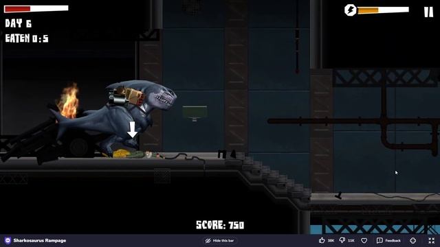 Sharkosaurus Rampage 🕹️ Play on CrazyGames Google Chrome 2024 04 28 13 43 29 смотреть онлайн