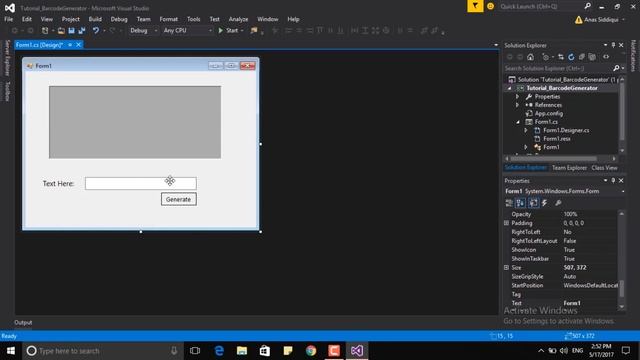 Easiest way to generate barcode using c# | By: Anas Siddiqui смотреть онлайн