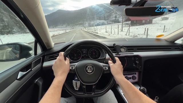VW PASSAT B8 1.6 Tdi 120 HP --POV-- смотреть онлайн