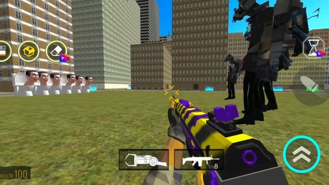 Titan Upgrade против шайлушая и G Man Skibidi Toilet