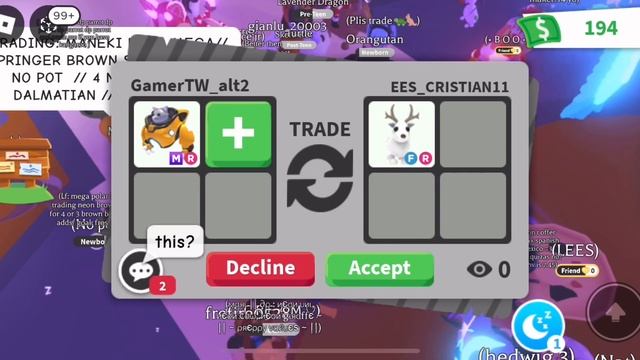 ТОП ТРЕЙДЫ НА МЕГА МЕХА КОШКУ! TRADE MEGA MECHA MEOW | ROBLOX ADOPT ME смотреть онлайн