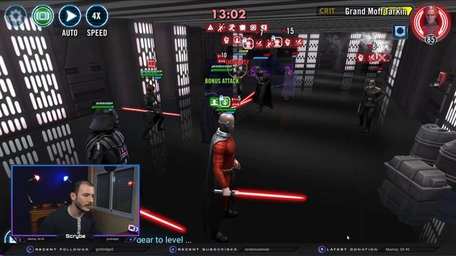 SWGoH - Galactic Challenge: Death Star vs Empire. Get ALL your feats in TWO battles. No GLs. смотреть онлайн