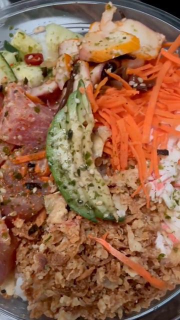 Spicy Tuna & Crap bowl Food❤️ смотреть онлайн
