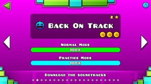 Geometry Dash - Back On Track (Все Монеты)