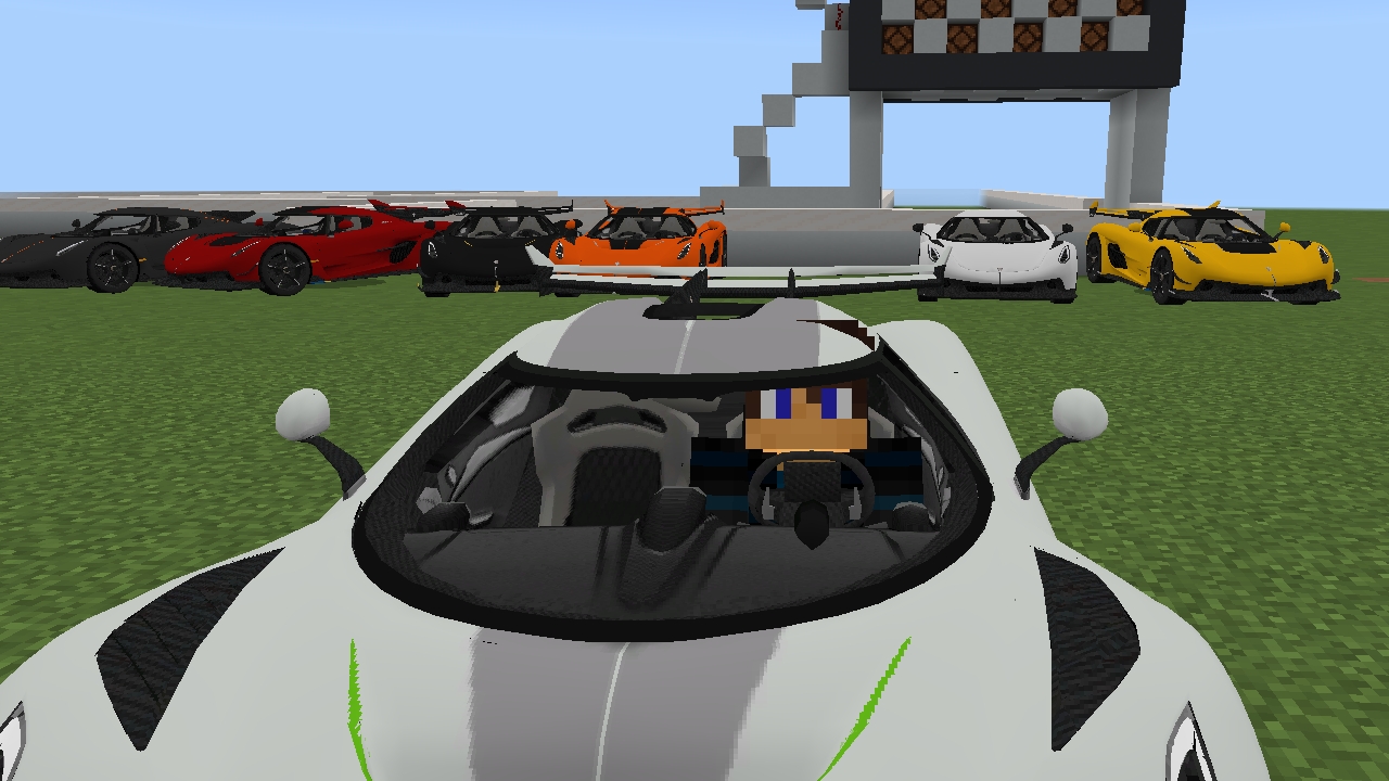 Я собрал 7 машин и устроил гонку в майнкрафт {Белчёнок™}