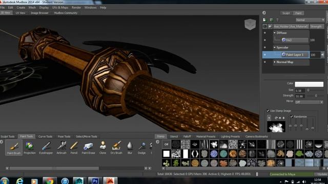 AXE Part 06 - Creating Detailed Textures - Specular Maps смотреть онлайн