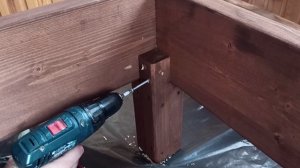 Изготовление деревянной кровати своими руками! ч.2 Сборка!